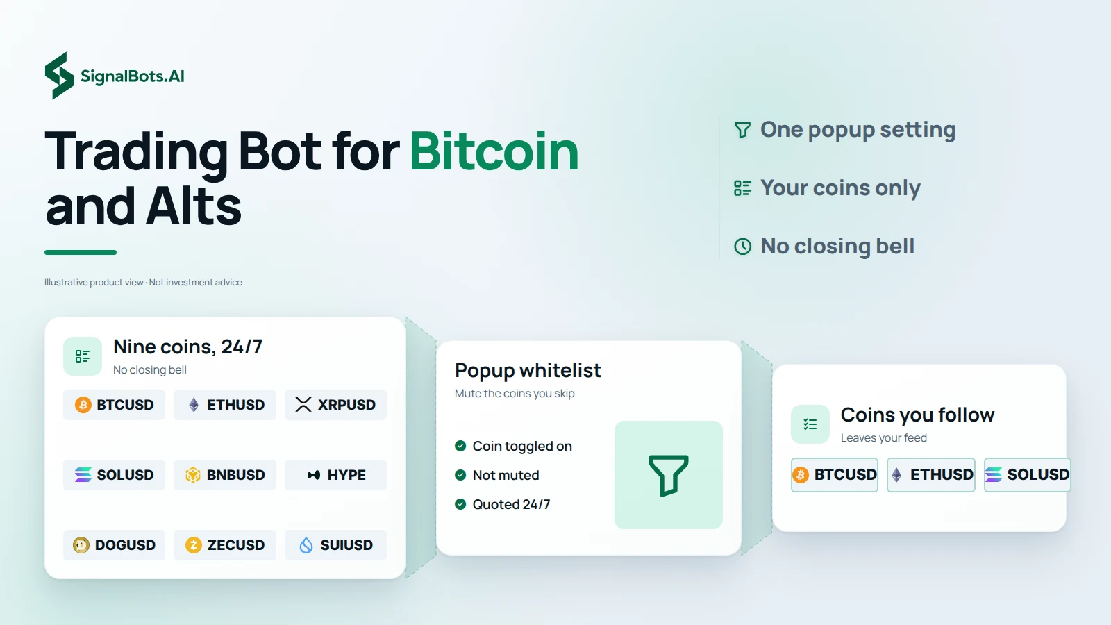Trading Bot for Bitcoin and Alts