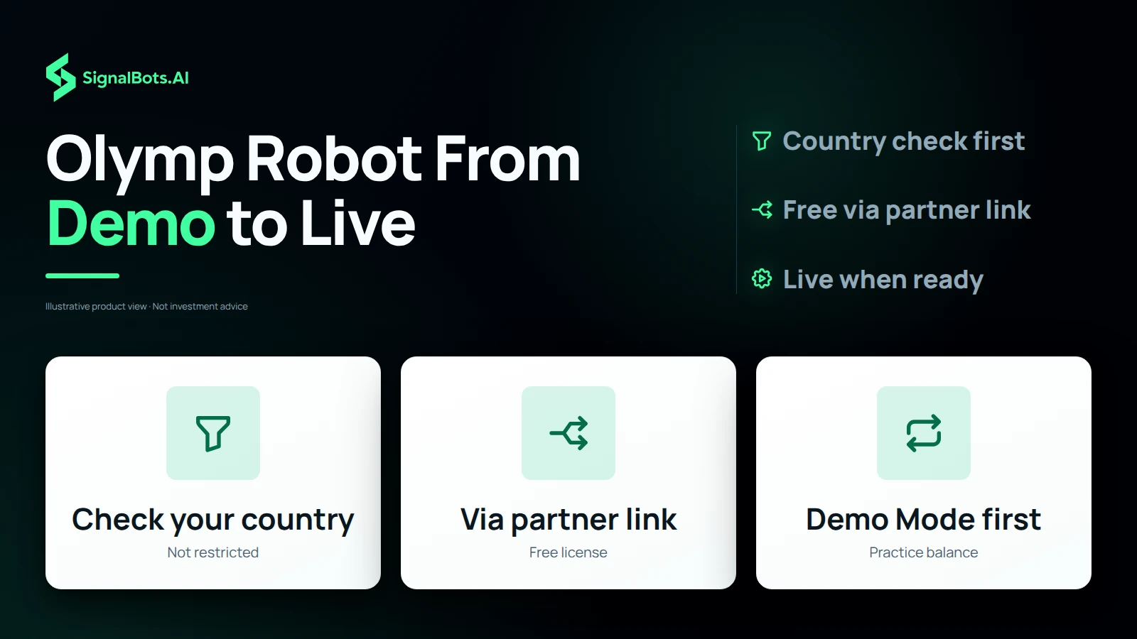 Olymp Robot From Demo to Live